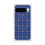 プレミアムスクエアケース with Pixelsnap［ Tartan Check - Blue ］