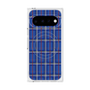 プレミアムスクエアケース with Pixelsnap［ Tartan Check - Blue ］