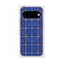 プレミアムスクエアケース with Pixelsnap［ Tartan Check - Blue ］