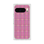 プレミアムスクエアケース with Pixelsnap［ Tartan Check - Pink ］