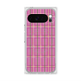 プレミアムスクエアケース with Pixelsnap［ Tartan Check - Pink ］