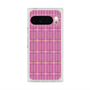 プレミアムスクエアケース with Pixelsnap［ Tartan Check - Pink ］
