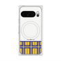 プレミアムスクエアケース with Pixelsnap［ CASEPLAY Tartan Check - Yellow ］