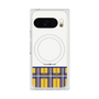 プレミアムスクエアケース with Pixelsnap［ CASEPLAY Tartan Check - Yellow ］