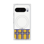 プレミアムスクエアケース with Pixelsnap［ CASEPLAY Tartan Check - Yellow ］