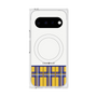 プレミアムスクエアケース with Pixelsnap［ CASEPLAY Tartan Check - Yellow ］