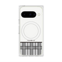 プレミアムスクエアケース with Pixelsnap［ CASEPLAY Tartan Check - Gray ］