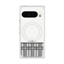 プレミアムスクエアケース with Pixelsnap［ CASEPLAY Tartan Check - Gray ］