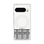 プレミアムスクエアケース with Pixelsnap［ CASEPLAY Tartan Check - Gray ］