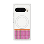 プレミアムスクエアケース with Pixelsnap［ CASEPLAY Tartan Check - Pink ］