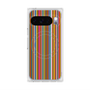 プレミアムスクエアケース with Pixelsnap［ Colorful Stripe ］