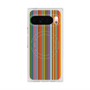 プレミアムスクエアケース with Pixelsnap［ Colorful Stripe ］