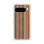 プレミアムスクエアケース with Pixelsnap［ Colorful Stripe ］