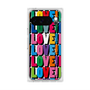 プレミアムスクエアケース with Pixelsnap［ LOVE!LOVE!LOVE! ］