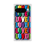 プレミアムスクエアケース with Pixelsnap［ LOVE!LOVE!LOVE! ］