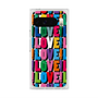プレミアムスクエアケース with Pixelsnap［ LOVE!LOVE!LOVE! ］
