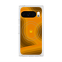 プレミアムスクエアケース with Pixelsnap［ CASEPLAY Winding Pattern - Orange ］