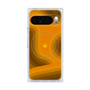 プレミアムスクエアケース with Pixelsnap［ CASEPLAY Winding Pattern - Orange ］