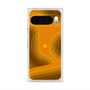 プレミアムスクエアケース with Pixelsnap［ CASEPLAY Winding Pattern - Orange ］