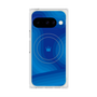 プレミアムスクエアケース with Pixelsnap［ CASEPLAY Winding Pattern - Blue ］