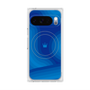 プレミアムスクエアケース with Pixelsnap［ CASEPLAY Winding Pattern - Blue ］
