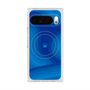 プレミアムスクエアケース with Pixelsnap［ CASEPLAY Winding Pattern - Blue ］