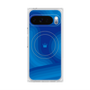 プレミアムスクエアケース with Pixelsnap［ CASEPLAY Winding Pattern - Blue ］