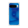 プレミアムスクエアケース with Pixelsnap［ CASEPLAY Winding Pattern - Blue ］