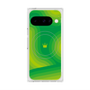 プレミアムスクエアケース with Pixelsnap［ CASEPLAY Winding Pattern - Green ］