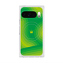 プレミアムスクエアケース with Pixelsnap［ CASEPLAY Winding Pattern - Green ］