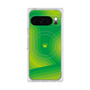 プレミアムスクエアケース with Pixelsnap［ CASEPLAY Winding Pattern - Green ］
