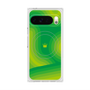 プレミアムスクエアケース with Pixelsnap［ CASEPLAY Winding Pattern - Green ］