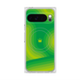 プレミアムスクエアケース with Pixelsnap［ CASEPLAY Winding Pattern - Green ］