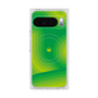 プレミアムスクエアケース with Pixelsnap［ CASEPLAY Winding Pattern - Green ］