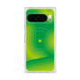 プレミアムスクエアケース with Pixelsnap［ CASEPLAY Winding Pattern - Green ］