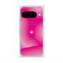 プレミアムスクエアケース with Pixelsnap［ CASEPLAY Winding Pattern - Pink ］