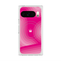 プレミアムスクエアケース with Pixelsnap［ CASEPLAY Winding Pattern - Pink ］