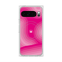 プレミアムスクエアケース with Pixelsnap［ CASEPLAY Winding Pattern - Pink ］
