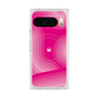 プレミアムスクエアケース with Pixelsnap［ CASEPLAY Winding Pattern - Pink ］