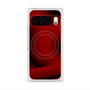 プレミアムスクエアケース with Pixelsnap［ CASEPLAY Winding Pattern - Red ］