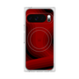 プレミアムスクエアケース with Pixelsnap［ CASEPLAY Winding Pattern - Red ］