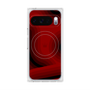 プレミアムスクエアケース with Pixelsnap［ CASEPLAY Winding Pattern - Red ］