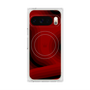 プレミアムスクエアケース with Pixelsnap［ CASEPLAY Winding Pattern - Red ］