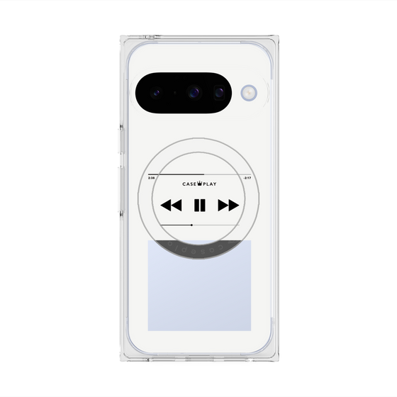 プレミアムスクエアケース with Pixelsnap［ Music Player ］