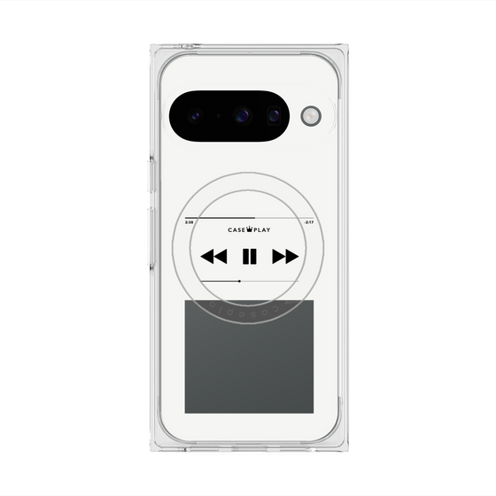 プレミアムスクエアケース with Pixelsnap［ Music Player ］