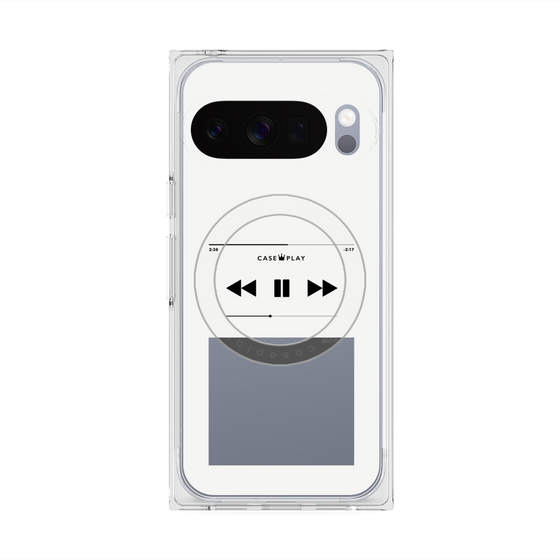 プレミアムスクエアケース with Pixelsnap［ Music Player ］