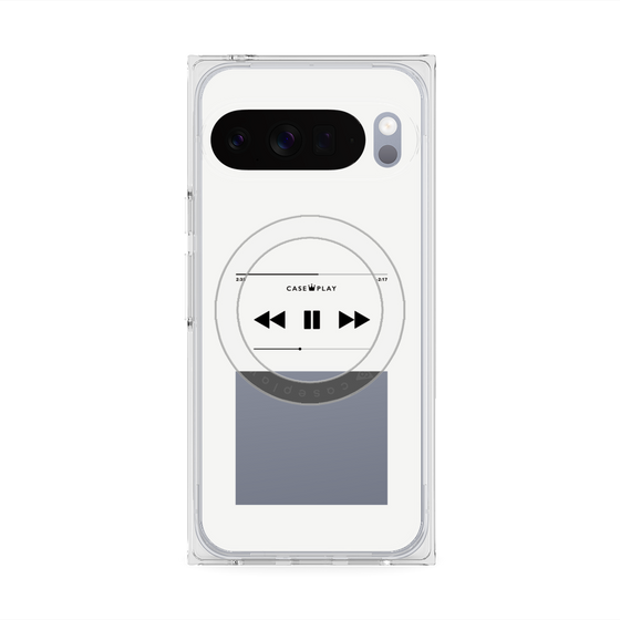 プレミアムスクエアケース with Pixelsnap［ Music Player ］