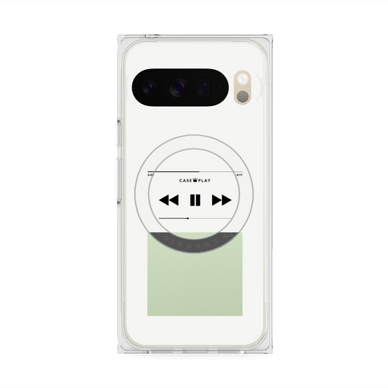 プレミアムスクエアケース with Pixelsnap［ Music Player ］