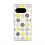 プレミアムスクエアケース with Pixelsnap［ Nordic Circle - Yellow ］