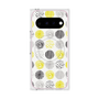 プレミアムスクエアケース with Pixelsnap［ Nordic Circle - Yellow ］